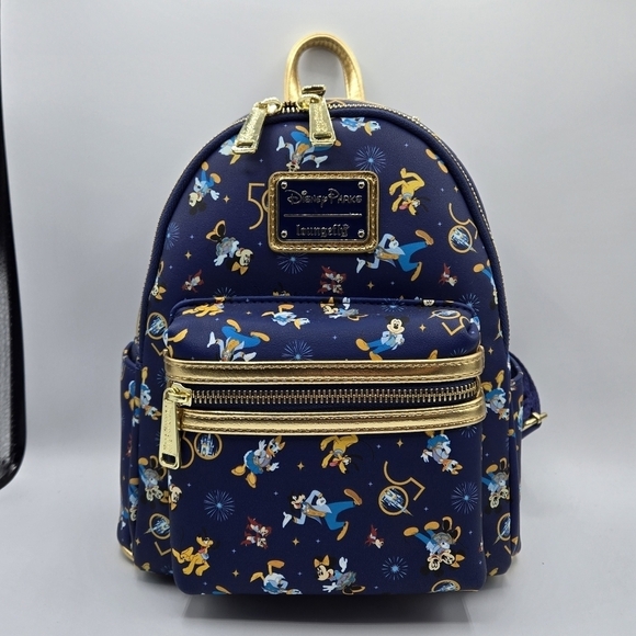 Loungefly Walt Disney World 50th Anniversary Celebration Backpack - Picture 1 of 9